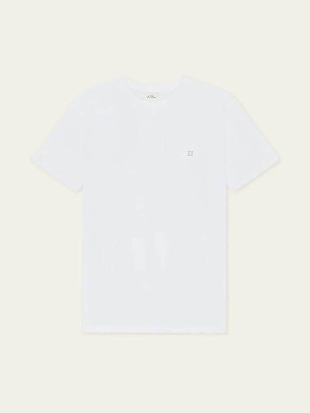 Les Deux Piece T-Shirt White Embroidered Logo Men’s L
